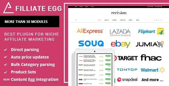 Affiliate Egg Pro – Niche Affiliate Marketing WordPress Plugin