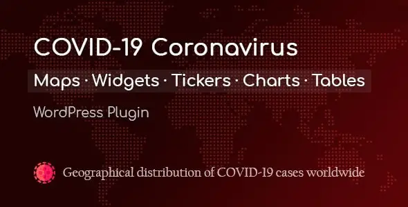 COVID-19 Coronavirus – Live Map & Widgets for WordPress
