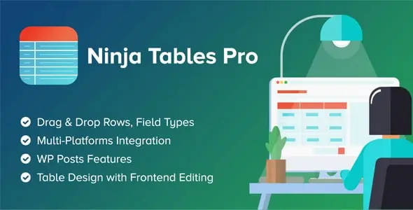 Ninja Tables Pro – The Fastest and Most Diverse WP DataTables Plugin