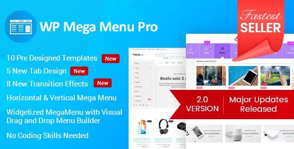 WP Mega Menu Pro – Responsive Mega Menu Plugin for WordPress