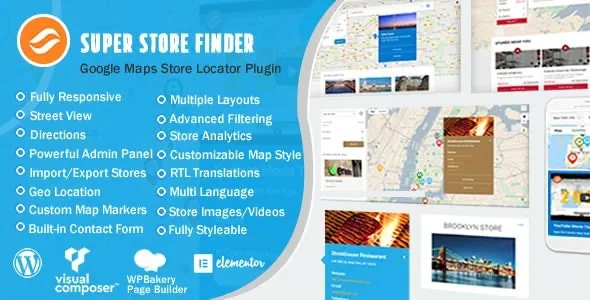 Super Store Finder for WordPress Google Maps Store Locator