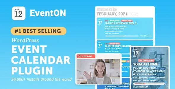 EventON (+Addons) – WordPress Event Calendar Plugin