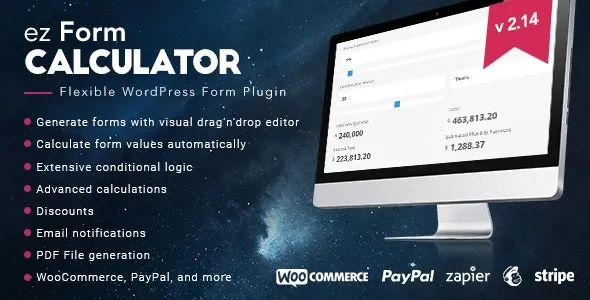 ez Form Calculator – WordPress plugin