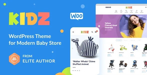 KIDZ – Baby Shop & Kids Store WordPress WooCommerce Theme