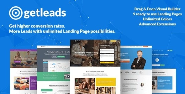 Getleads High Performance Landing Page WordPress Theme