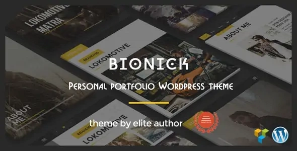 Bionick – Personal Portfolio WordPress Theme