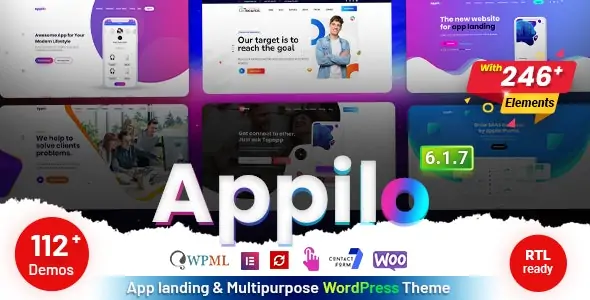 Appilo – App Landing Page WordPress Theme