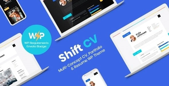 ShiftCV – Blog \ Resume \ Portfolio \ WordPress