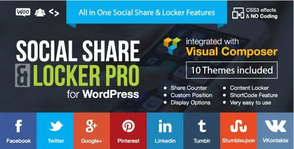 Social Share & Locker Pro – WordPress Plugin