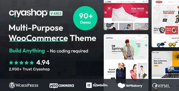 CiyaShop – Responsive Multi-Purpose WooCommerce WordPress Theme