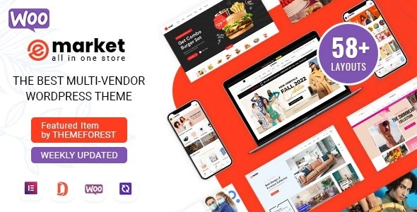 eMarket – Multi Vendor MarketPlace WordPress Theme
