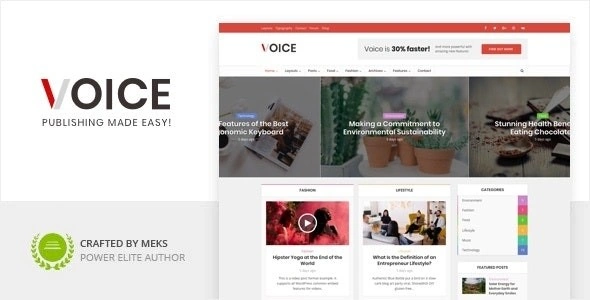 Voice – Clean News/Magazine WordPress Theme