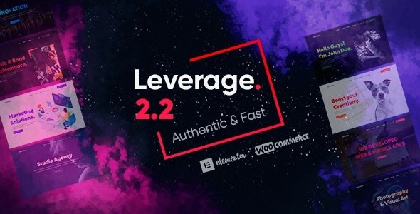 Leverage – Creative Agency & Portfolio WordPress Theme