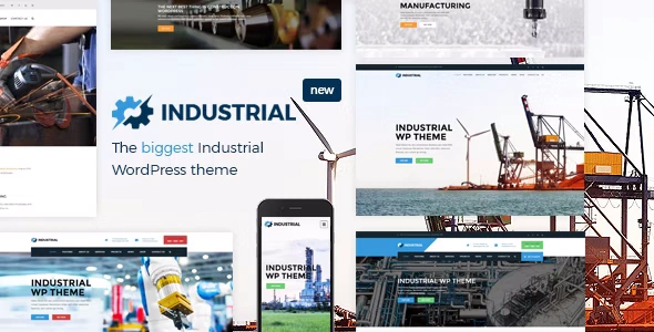Industrial – Factory Business WordPress Theme