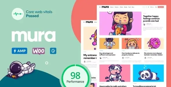 Mura – WordPress Theme for Content Creators