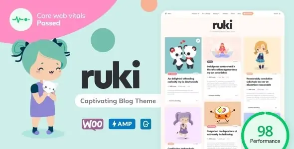 Ruki – A Captivating Personal Blog Theme