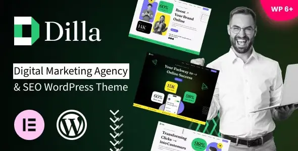 Dilla – Digital Marketing Agency & SEO WordPress Theme