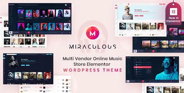 Miraculous – Multi Vendor Online Music Store Elementor WordPress Theme