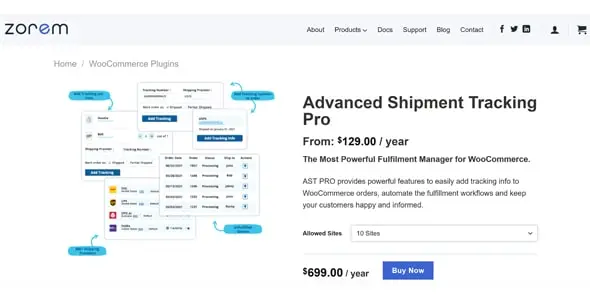 Advanced Shipment Tracking Pro – WooCommerce Fulfilment