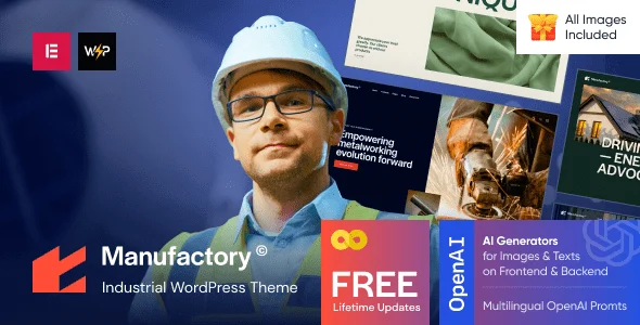 Manufactory – Industrial WordPress Theme