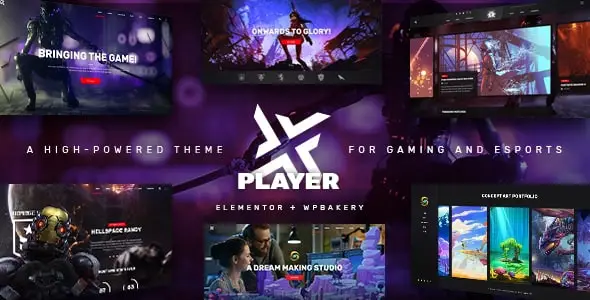 PlayerX – Gaming and eSports Theme