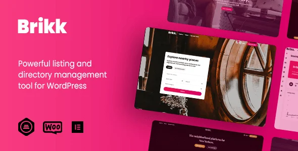 Brikk – Directory & Listing WordPress Theme