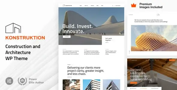 Konstruktion by Vamtam – Construction Architecture WordPress Theme