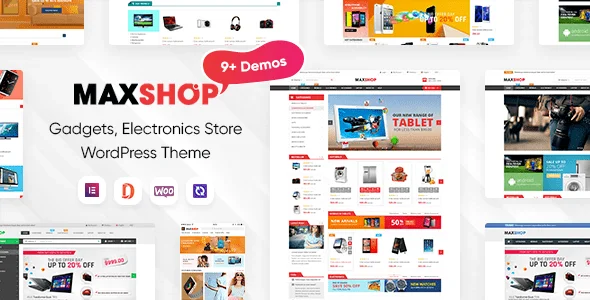 MaxShop – Electronics Store Elementor WooCommerce WordPress Theme