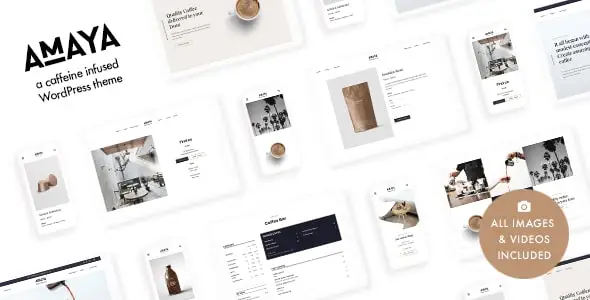 Amaya – Coffee Shop & Cafe WordPress Theme