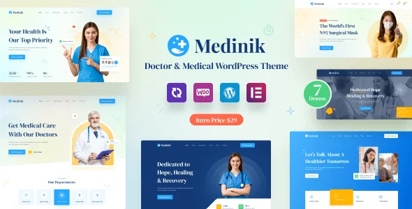 Medinik – Doctor & Medical WordPress Theme