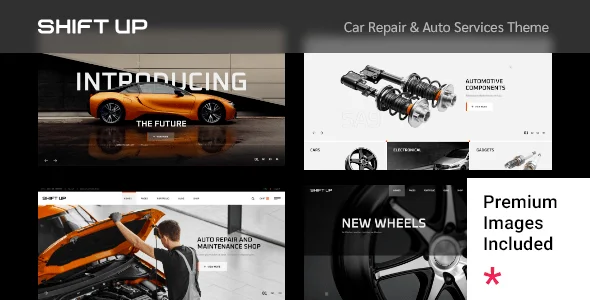 ShiftUp – Car Repair & Auto Services WordPress Theme